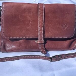 Patricia Nash Tijola Vintage Inspired Leather Crossbody Purse Shoulder Bag